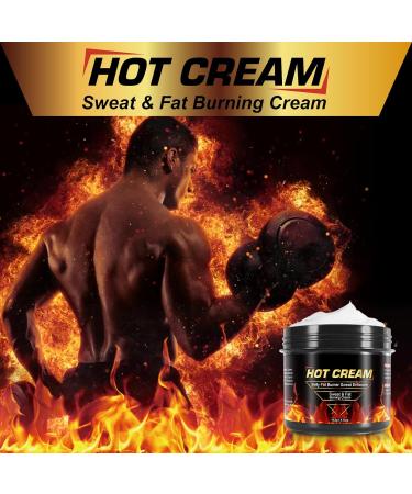 Hot Sweat Cream - Fat Burning Weight Loss Cream for Belly & Cellulite Treatment | Natural Workout Enhancer for Men & Women - Buy Online on GoSupps.com