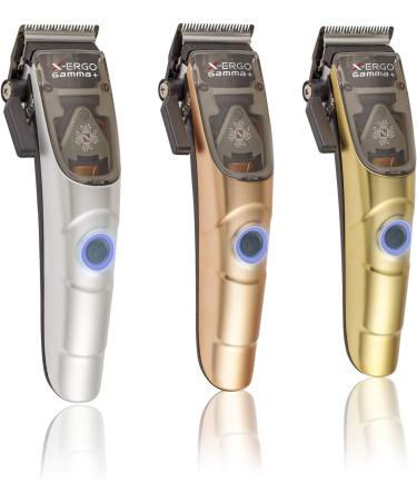 Gammapiu X-ERGO Electric Shaver for Men | Professional Clipper with 45mm Blade DLC Black Diamond Carbon Long Battery Life 8 Combs Included - Buy Online on GoSupps.com