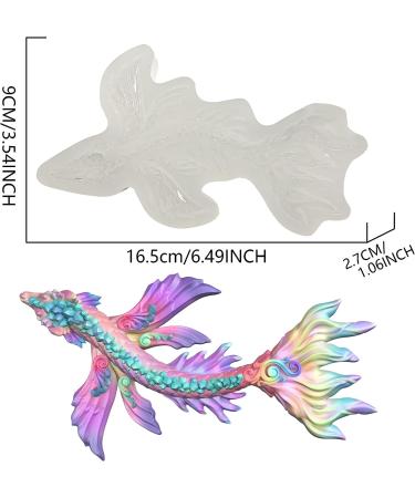 Magical Crystal Water Dragon 3D Epoxy Resin Silicone Mold for Cake Decorating and Crafts - Buy Online on GoSupps.com
