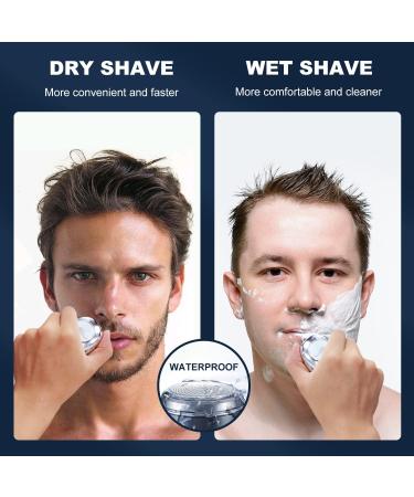 Mini Electric Razor for Men with LCD Display - Cordless Rechargeable Beard Trimmer for Wet and Dry Grooming - Portable and Travel-Friendly Shaver - Perfect Gift for Men - Buy Online on GoSupps.com