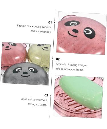 KONTONTY 3pcs Soap Box Soap Storage Rack Soap Dishes for Bar Soap Bottle Brush Shower Soap Holder Bathroom Soap Dish for Kitchen Soap Dryer Rack Water Hollow Out Storage Box Travel As Shown 13.5x10x5.4cm - Buy Online on GoSupps.com