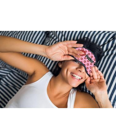 Personalized Pucker Up Sleeping Eye Masks - Large | Best International Shipping - Buy Online on GoSupps.com