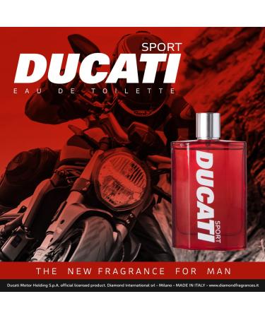 Ducati Sport Deodorant for Men - Amber Fougere Scent with Lavender Bergamot & Sandalwood - Perfect for Active Lifestyles - 5.07 oz - Buy Online on GoSupps.com