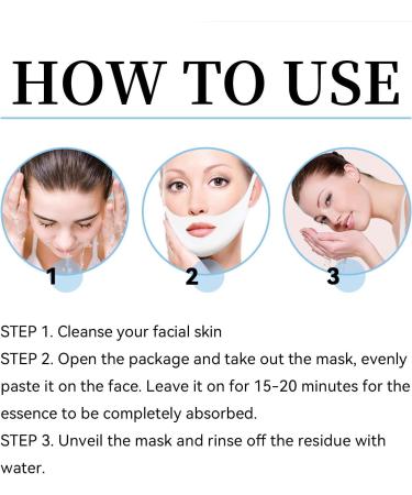 Lift Mask Double-Chin Reducer Collagen Mask V Shaped Face Mask V Line Face Lifting Chin Mask V Lifting Chin Up Patch Chin Lift Mask Face Lifting Mask V-Line Face Mask - Buy Online on GoSupps.com