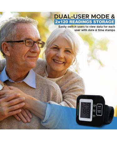Upper Arm Blood Pressure Monitor - LoviaCare Digital Machine for Home Use - Adjustable Cuff - Large LCD Display - 240 Readings Storage - Buy Online on GoSupps.com