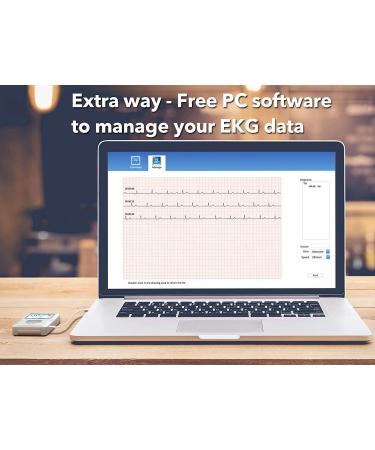 EMAY Portable ECG Monitor (for iPhone & Android  Mac & Windows) | Wireless EKG Monitoring Devices with Heart Rate & Rhythm Tracking - Buy Online on GoSupps.com