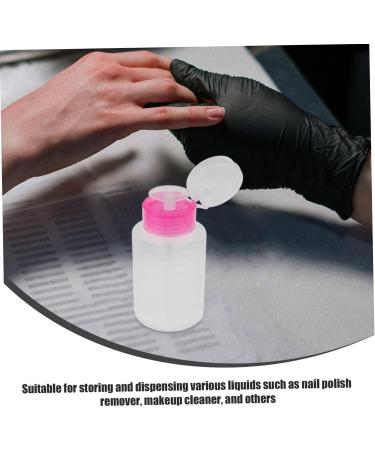 minkissy Pressure fluid dispenser bottle 150 Ml Manicure press pump bottle Pressure mechanism pink - Buy Online on GoSupps.com
