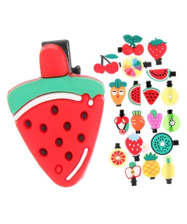 FOMIYES 6 Sets Hair Pins Cartoon Hair Clips for Girls Fruit Hair Clips Girls Hair Clips for Lovely Hair Clips Hair Barrettes for Girls Hair Accessories Hair Clip for Bang Clip Miss Cherry