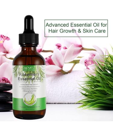 Rosemary Essential Oil for Hair Growth & Skin Care - 60 mL (Pack of 1) - Buy Online on GoSupps.com