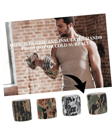 BESPORTBLE 8 Rolls Waterproof Camouflage Medical Tape - Flexible Non-Woven Adhesive Wraps for Sports & Outdoor Use - Buy Online on GoSupps.com