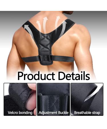 Back Straight Correction Belt - Posture Support for Kyphosis Pain Relief for Neck & Shoulders - International Shipping Available - Buy Online on GoSupps.com