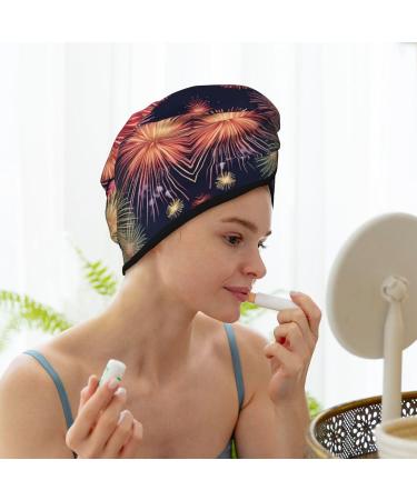 Firework Coral Velvet Dry Hair Cap | Ideal for Home Travel Pool Parties and Baths | Fast International Shipping - Buy Online on GoSupps.com