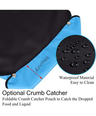 Washable Waterproof Adult Bib with Crumb Catcher - Funny Dog Design for Men, Women & Elderly - Buy Online on GoSupps.com