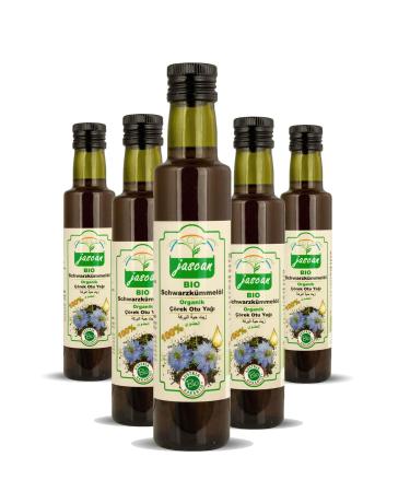 Jascan Organic Bigella Oil from Egypt Cold Pressed 5 x 250ml