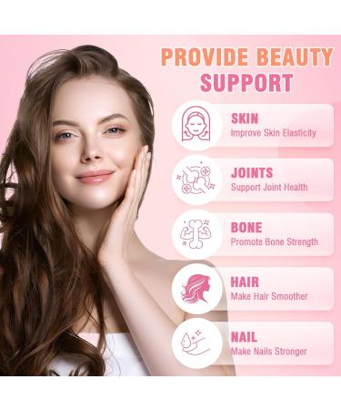 180 Count Collagen Gummies Collagen Protein Type I II III V X with Biotin Vitamin C A B D E Keratin Hyaluronic Acid for Hair Skin Nails Joint Immune Digestion Women Men Sugar Free Strawberry Strawberry 90 Count (Pack of 2) - Buy Online on GoSupps.com