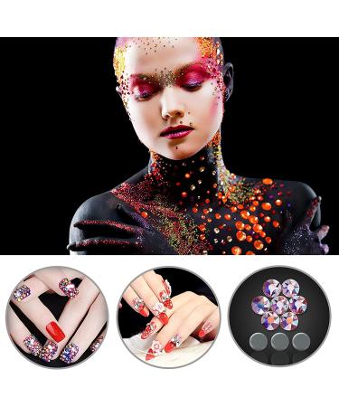 Ronomia Flatback Rhinestones Glass Diamantes Gems for Clothes Shoes Nail Art Crafts Decoration (ss20 4.8mm 1440pcs Colorful) Colorful SS20/4.8mm - Buy Online on GoSupps.com