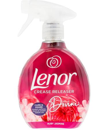 Lenor Crease Releaser Spray Removes Creases in Fabric 500ml Devine Ruby Jasmine Scent Pack of 2 + Our Gift for You: Organza Small Bag - Buy Online on GoSupps.com