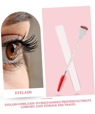 Didiseaon 10pcs Diamond Mascara Brush Mascarades for Women Rhinestone Lip Gloss Tubes Eyelash Tube Makeup Box 11.3x1.1cm Red - Buy Online on GoSupps.com