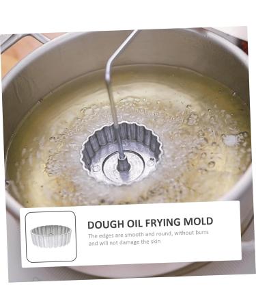 Zerodeko Oil Pier Mold Griddle Pan Biscuits Chip Frying Mold Aluminum Alloy Timbale Mold Mini Cake Machine 6.8X6.8X2CM Silver - Buy Online on GoSupps.com