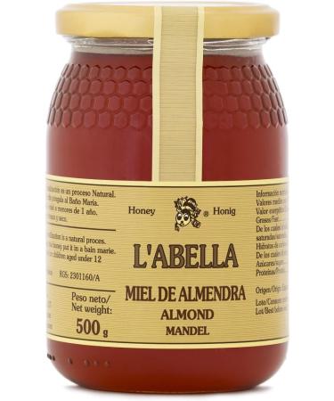 L'Abella Mel - Pack of 3 jars of Almond Honey Orange Blossom and Thyme -100% Natural | Pure Bee Honey - Handmade from the Costa Blanca Spain - Gluten Free - 1500g - Buy Online on GoSupps.com