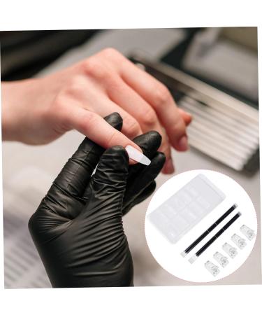 DOITOOL 7 Sets Nail Extension Set Finger Extension Manicure Tool Plastic Doll Heads Nail Form Clips Nails Accessories Nail Kit Nail Art Accessory Nail Set Double Head Aluminum Alloy - Buy Online on GoSupps.com