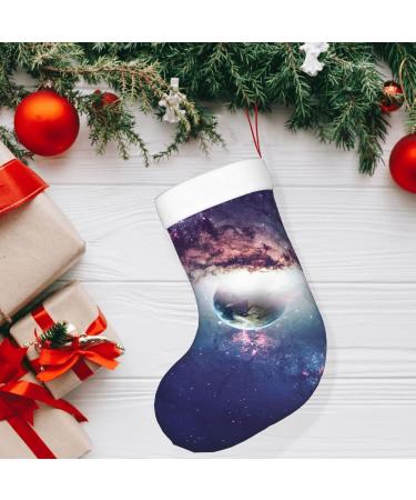Ffexs Watermelon New Year Christmas Velvet Socks - Abstract Universe Design One Size - International Shipping Available - Buy Online on GoSupps.com