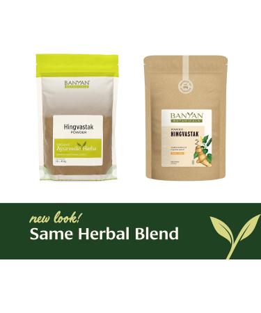 Banyan Botanicals Hingvastak Powder Ayurvedic Herbal Blend for Healthy Digestion & Bloating Relief* 1lb with Asafoetida Gluten Free, Non-GMO, Sustainably Sourced - Buy Online on GoSupps.com