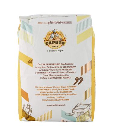 Caputo Durum Wheat Semolina Rimacinata 5kg - Premium Italian Flour for Pasta & Baking | Fast International Shipping - Buy Online on GoSupps.com