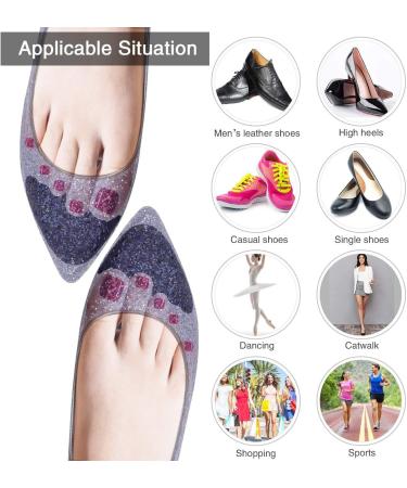 VIEEL Soft Sponge Big Toe Plug Foot Brace Pads - Adjustable Shoe Filler for Men & Women - Black - Buy Online on GoSupps.com