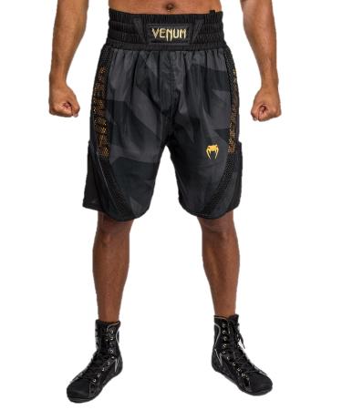 Venum Men's Razor Boxing Shorts Black/Gold Large