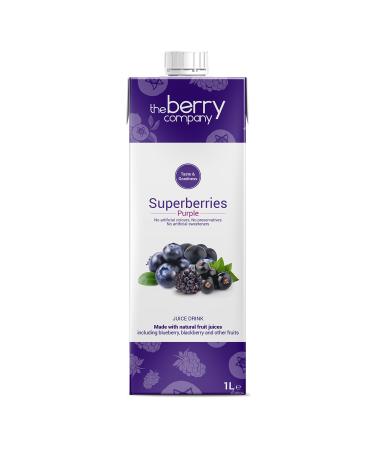 The Berry Company The Berry Company Purple Superberry Juice 1 L - Pack of 12