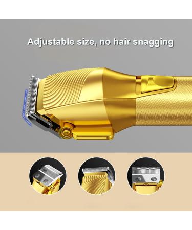 Professional Hair Clippers Kit for Men - Cordless Beard Trimmers with LED Display | Grooming Set for Men Women Kids & Pets (Gold - Buy Online on GoSupps.com