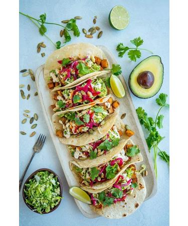 La Tortilla Factory Low Carb Flour Tortillas  Soft Taco Size  8-Count  6 Packages Low Carb Flour/Soft Taco - Buy Online on GoSupps.com