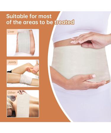 Salonite 3-Piece Flannel Set for Castor Oil Packs | Reusable & Absorbent Compress Cloths - Perfect for Calming Heat Therapy - Buy Online on GoSupps.com