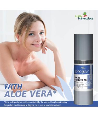 Pro Juv Skin Serum - 2x Advanced Anti-Aging Vitamin C & Aloe Vera - Exfoliate & Renew Skin Reduce Wrinkles & Lines - Shop Internationally - Buy Online on GoSupps.com