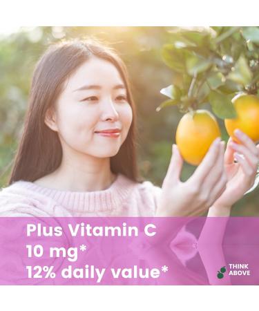 Pure Liquid Biotin for Hair Growth 10,000 mcg with Vitamin C - Skin & Nail Support - 60 Day Supply - 2 oz - Women & Men - Buy Online on GoSupps.com