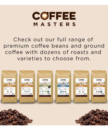 Coffee Masters Dark Roast Coffee Gift Set - Includes 1kg Full Bodied Coffee Beans and 1kg Super Crema Espresso Coffee Beans - Roasted in the UK - Beautifully Packaged Ready to Give Coffee Gift Set Full Bodied & Super Crema Espresso Beans 1 kg (Pack of 2) - Buy Online on GoSupps.com