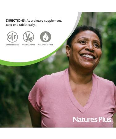 NaturesPlus Herbal Actives Black Cohosh - 30 Tablets - Nutritional Support for Well-Being During Menopause - Vegetarian Gluten Free - 30 Servings - Buy Online on GoSupps.com