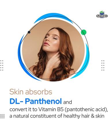 MYOC DL-Panthenol Powder- Provitamin B5 Powder Blend - 1.97oz 56gm (Pack of 2) - Buy Online on GoSupps.com