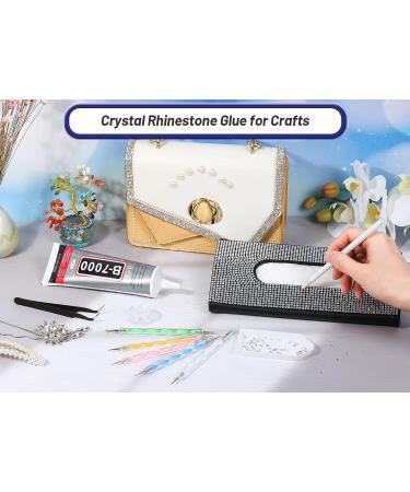 B-7000 Crystal Rhinestone Jewelry Glue Clear 110ml - Craft Adhesive with Precision Tips for Nail Art & Phone Repair - Buy Online on GoSupps.com