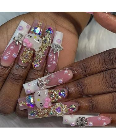 Tezocr Kawaii Nail Charms for Acrylic Nails - Cute Resin Nail Art Accessories - Buy Online on GoSupps.com