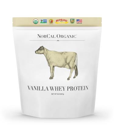 Natural Norcal Organic Grass Fed Whey Protein Powder (Vanilla)