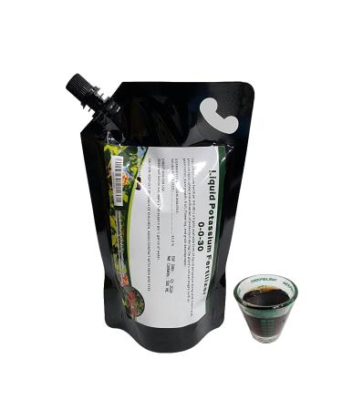 Potassium Fertilizer for Plants 0-0-30 High Potassium with Fulvic Acid Boosts Plant's Growth Fruit Flowering for Soil and Soilless Use 500 ml - Buy Online on GoSupps.com
