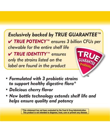 Nature's Way Primadophilus Kids Probiotic - Cherry Chewable Tablets for Ages 2-12 | 60 Count - Buy Online on GoSupps.com