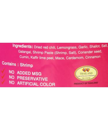 Thai Massaman curry paste (1kg by Mae Ploy) (Pack of 2) 1 kg (Pack of 2) - Buy Online on GoSupps.com