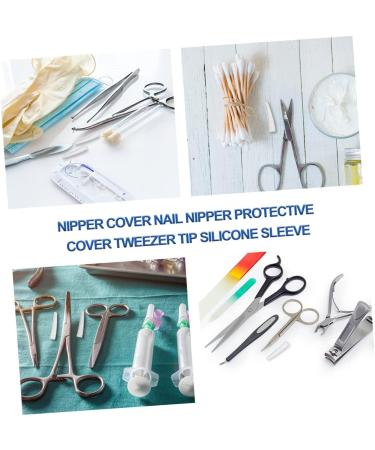 Baluue 200 Pieces Transparent Cleaning Sleeves for Scissors & Tweezers - Slipproof Plastic Protection for Eyelashes - Buy Online on GoSupps.com