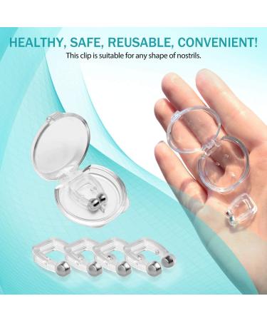 JERN Anti Snore Nose Clip - Magnetic Snoring Device for Men and Women (Pack of 4) - Buy Online on GoSupps.com