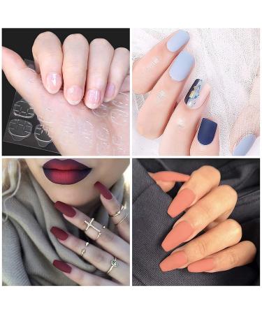 360pcs Thin Breathable Double Sided Adhesive Tabs for Press On Nails - White - Buy Online on GoSupps.com