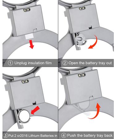 EasyLifeCare Hands Free Chest Rest LED Magnifier | Neck Wear Visual Aid for Low Vision | Illuminated Magnifying Glass for Seniors | Portable | Gifts for Seniors & Loved Ones - Buy Online on GoSupps.com