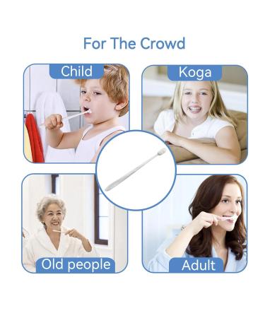 10-Pack Soft Bristle Toothbrushes for Adults & Children | Micro-Nano Handwear Design | Sensitive Teeth & Gums Care - Buy Online on GoSupps.com